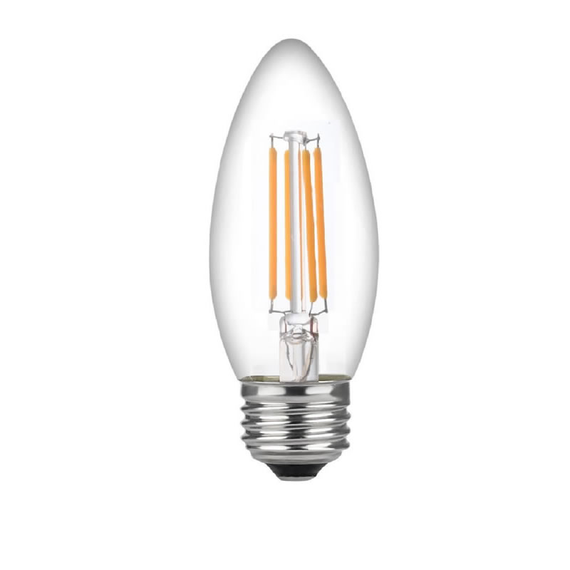 LED 60 W: n kynttilälamppujen keskiosa, kynttilän sipulit, himmennettävä hehkulanka kirkas 60 watin LED-lamppu (käyttää vain 4,5 wattia), C37 LED-hehkulamppu kynttilälamput
